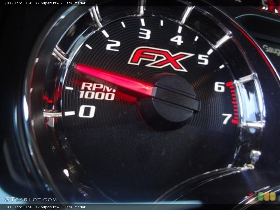 Black Interior Gauges for the 2012 Ford F150 FX2 SuperCrew #59374683