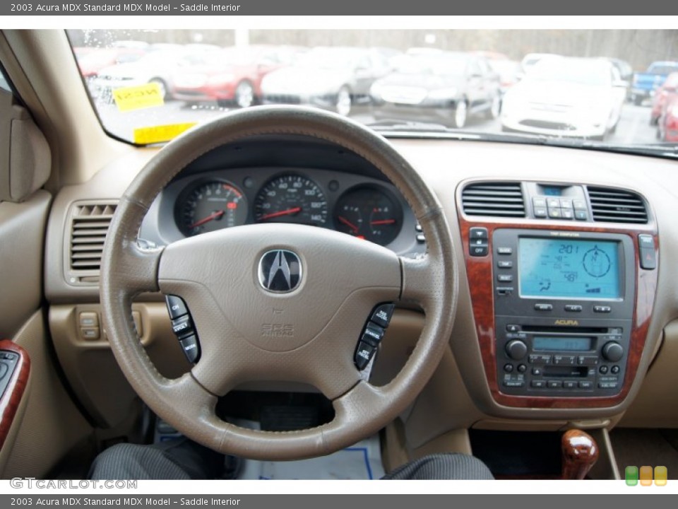 Saddle Interior Dashboard for the 2003 Acura MDX  #59376785