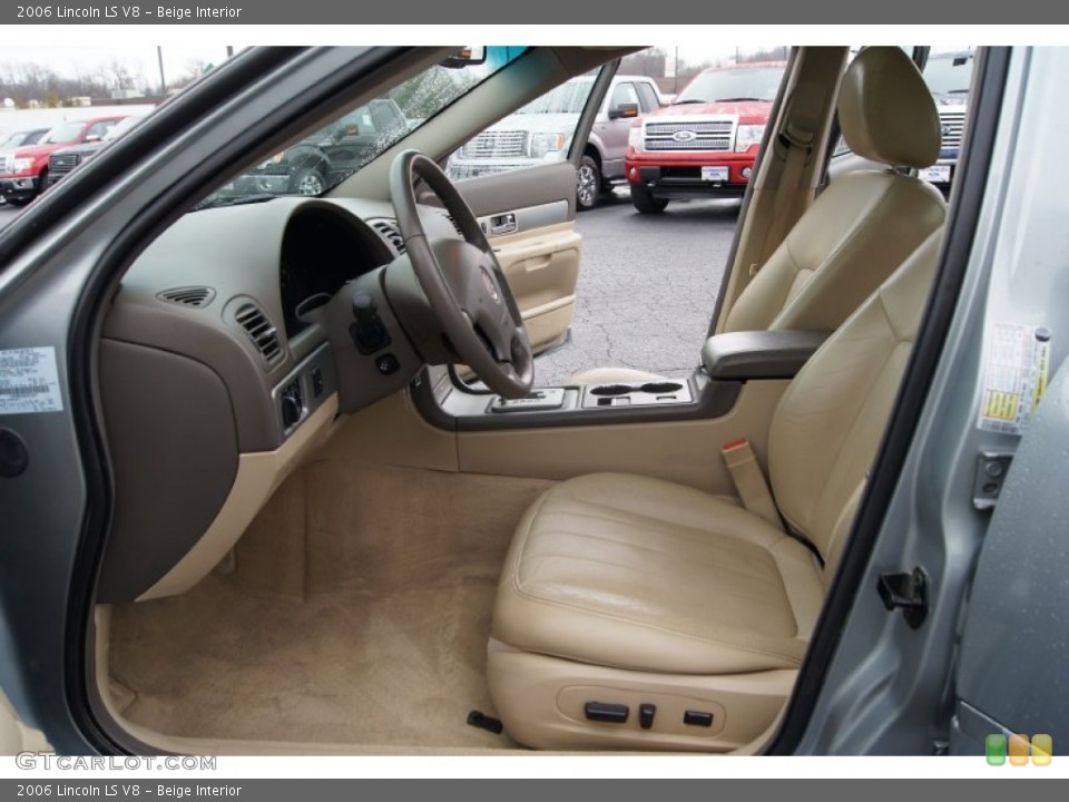 Beige Interior Front Seat for the 2006 Lincoln LS V8 #59376980