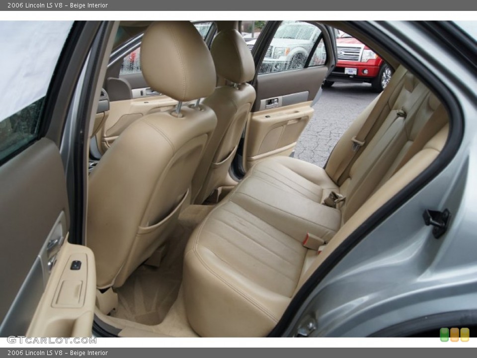 Beige Interior Rear Seat for the 2006 Lincoln LS V8 #59376983