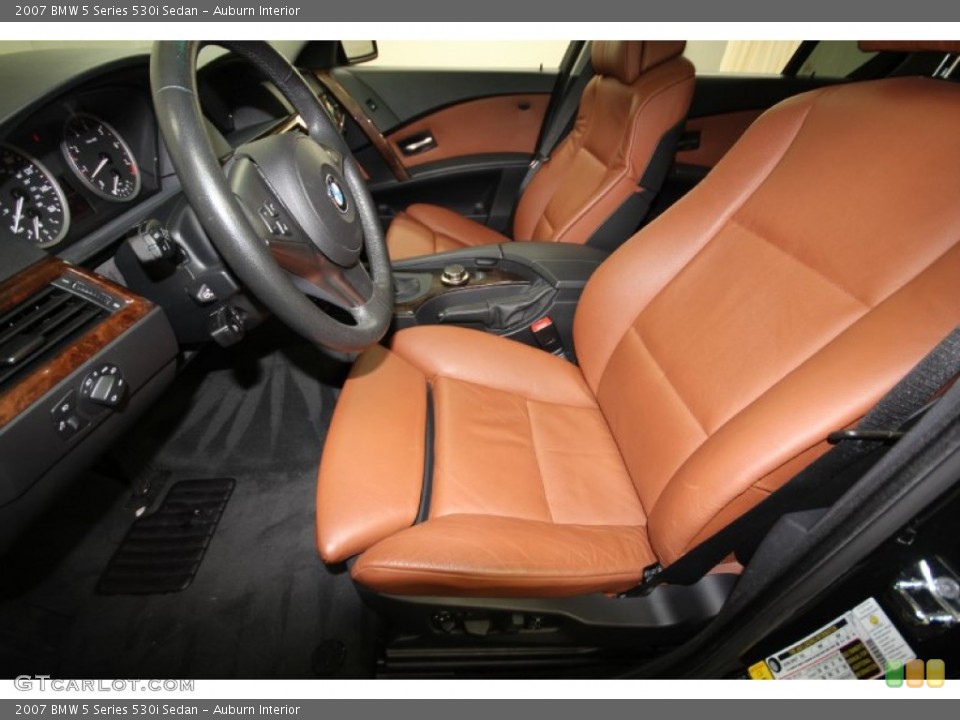 Auburn Interior Photo for the 2007 BMW 5 Series 530i Sedan #59377704