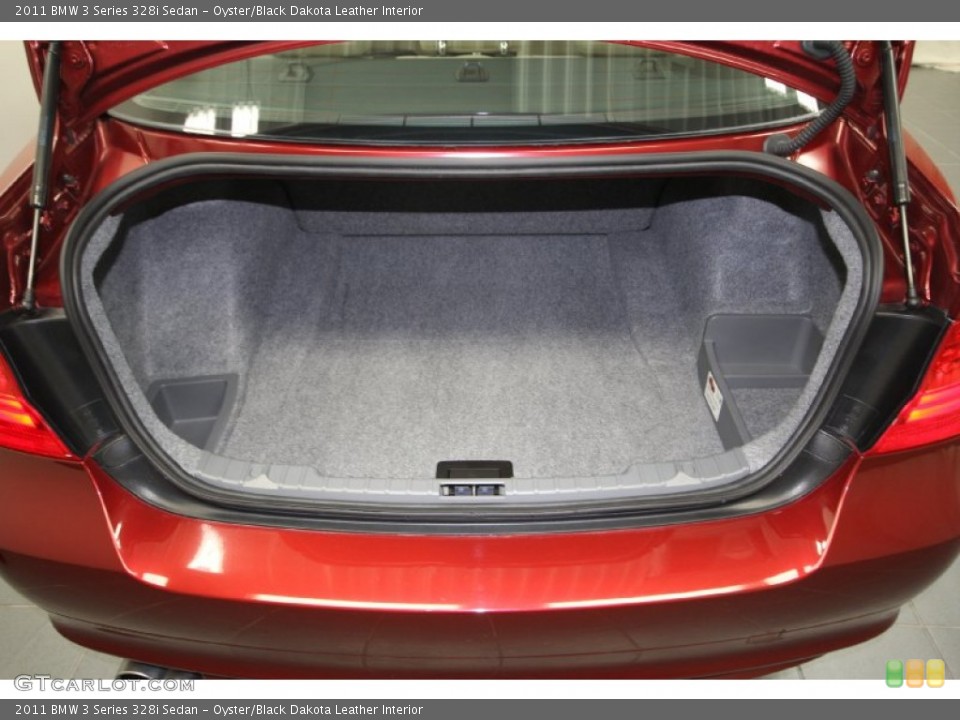 Oyster/Black Dakota Leather Interior Trunk for the 2011 BMW 3 Series 328i Sedan #59379440