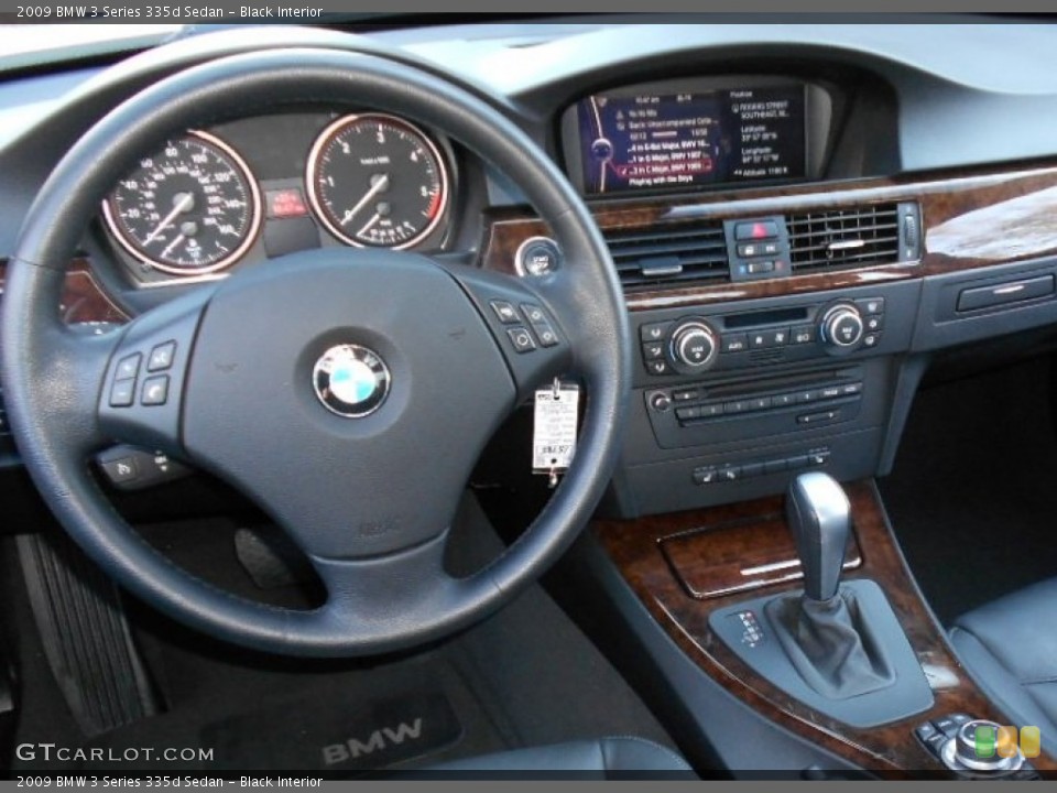 Black Interior Dashboard for the 2009 BMW 3 Series 335d Sedan #59380152