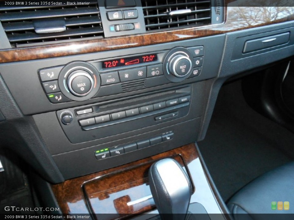 Black Interior Controls for the 2009 BMW 3 Series 335d Sedan #59380175