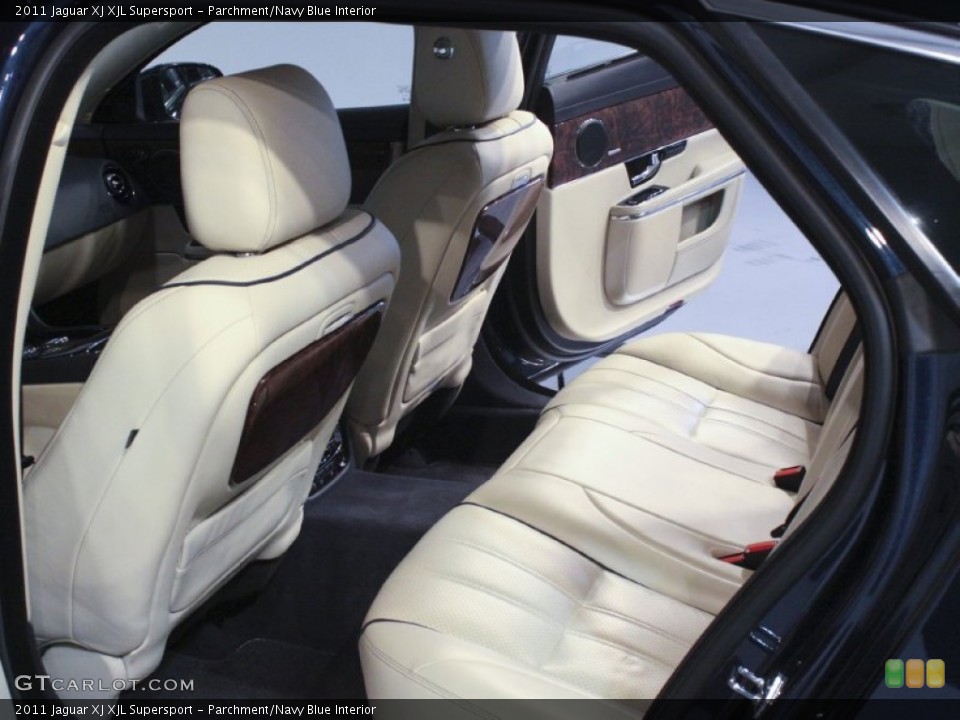 Parchment/Navy Blue Interior Photo for the 2011 Jaguar XJ XJL Supersport #59381565