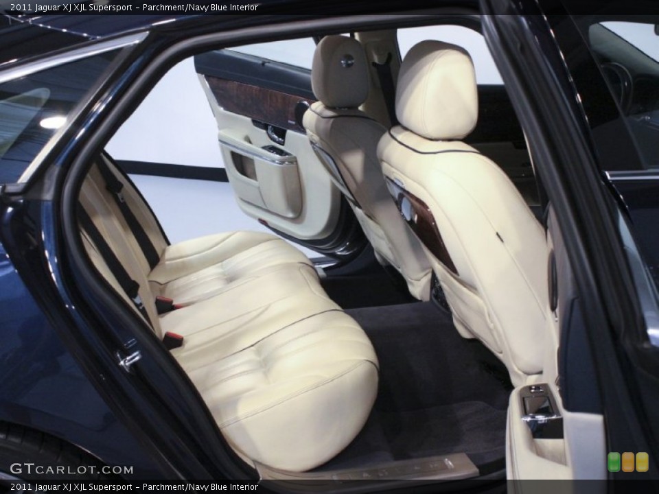 Parchment/Navy Blue Interior Photo for the 2011 Jaguar XJ XJL Supersport #59381574