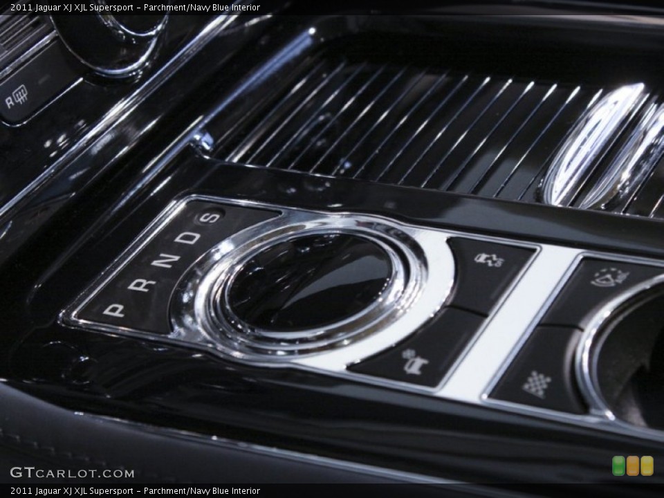 Parchment/Navy Blue Interior Transmission for the 2011 Jaguar XJ XJL Supersport #59381698
