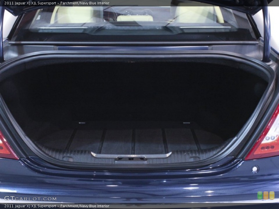 Parchment/Navy Blue Interior Trunk for the 2011 Jaguar XJ XJL Supersport #59381882