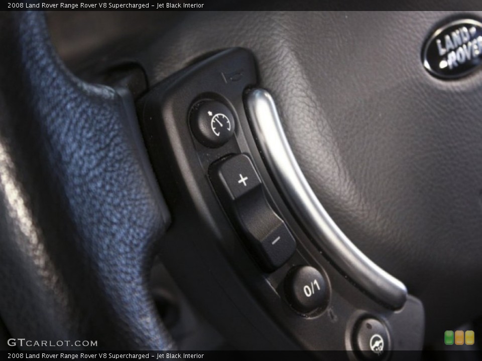 Jet Black Interior Controls for the 2008 Land Rover Range Rover V8 Supercharged #59383385