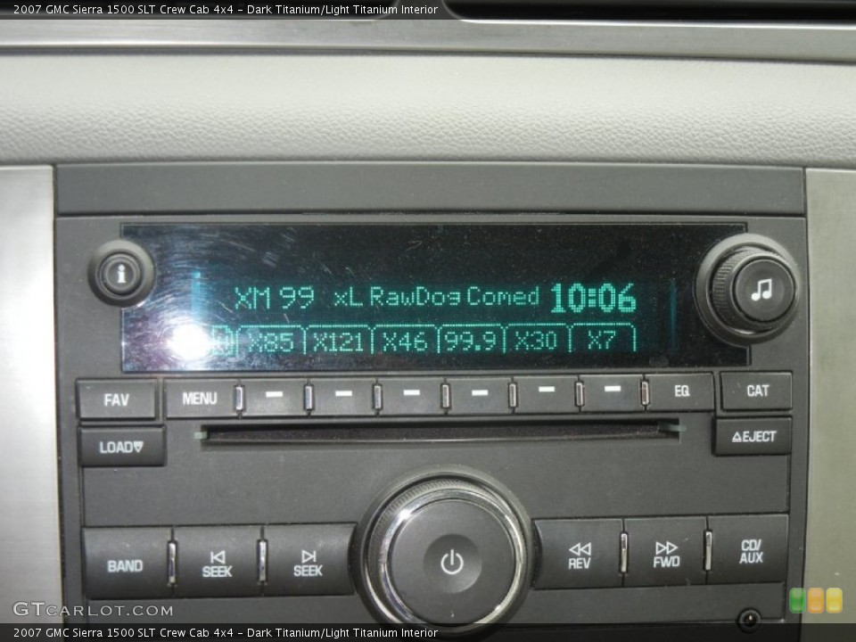 Dark Titanium/Light Titanium Interior Audio System for the 2007 GMC Sierra 1500 SLT Crew Cab 4x4 #59384375