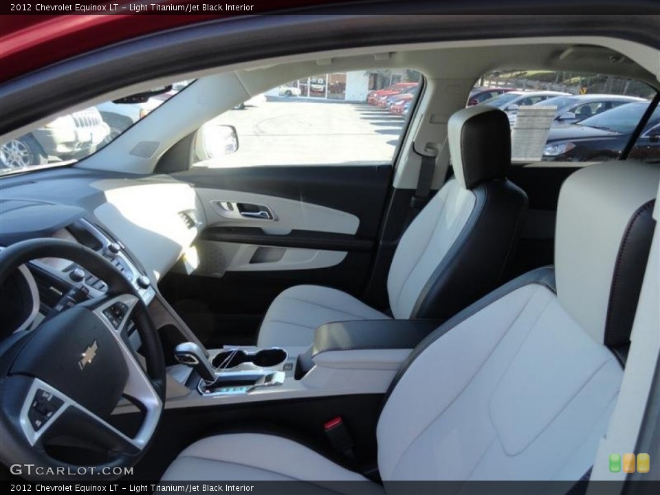 Light Titanium/Jet Black Interior Photo for the 2012 Chevrolet Equinox LT #59384903