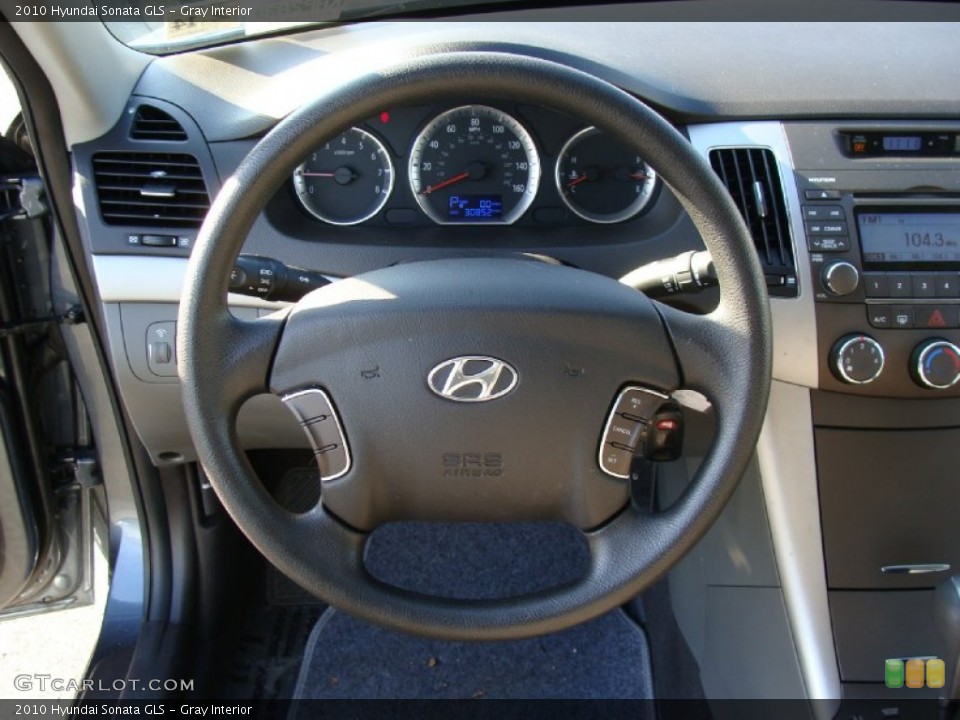 Gray Interior Steering Wheel for the 2010 Hyundai Sonata GLS #59386421