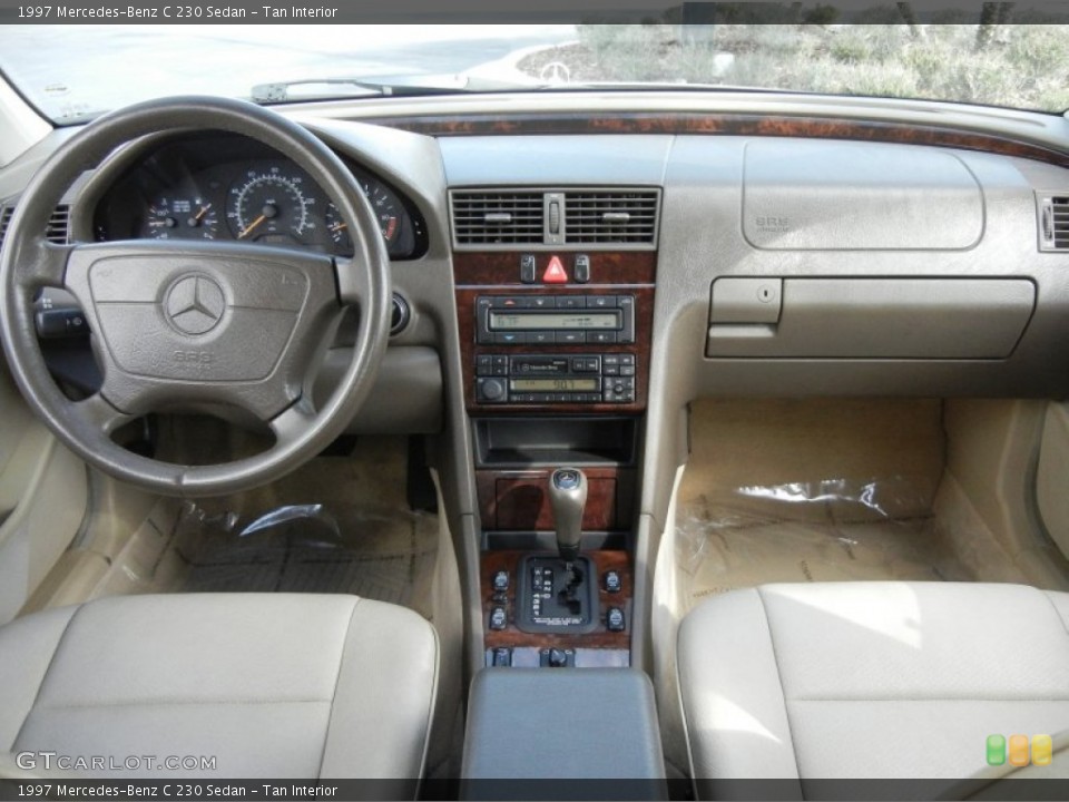 Tan Interior Dashboard for the 1997 Mercedes-Benz C 230 Sedan #59388738
