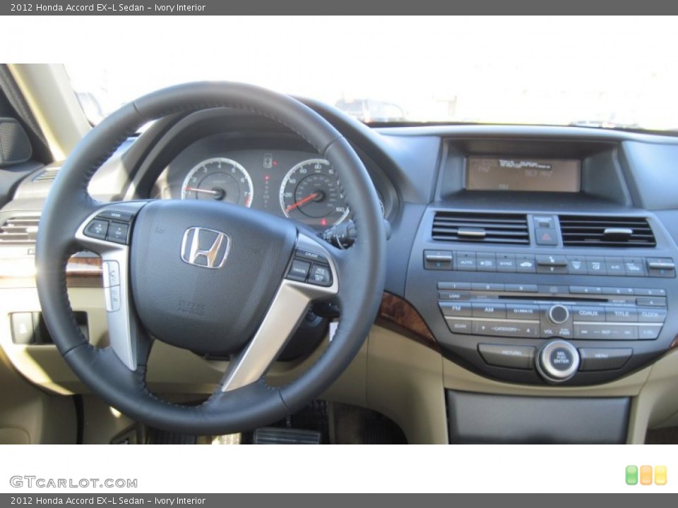 Ivory Interior Dashboard for the 2012 Honda Accord EX-L Sedan #59388898