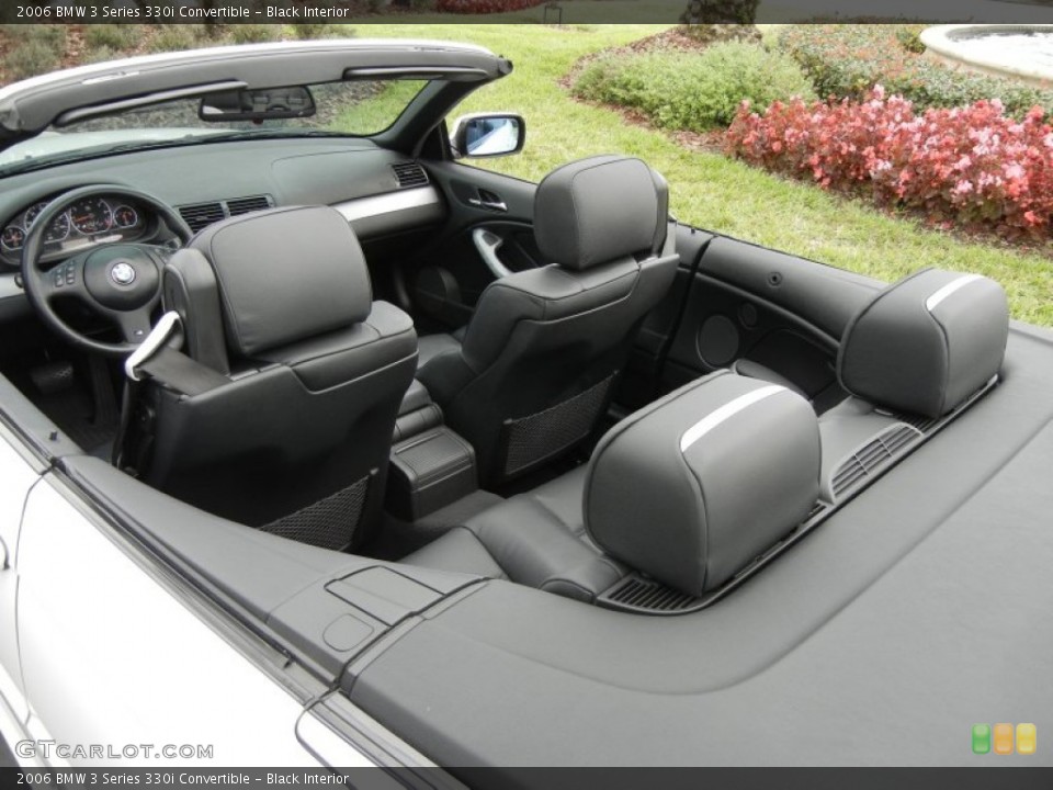 Black Interior Photo for the 2006 BMW 3 Series 330i Convertible #59389487