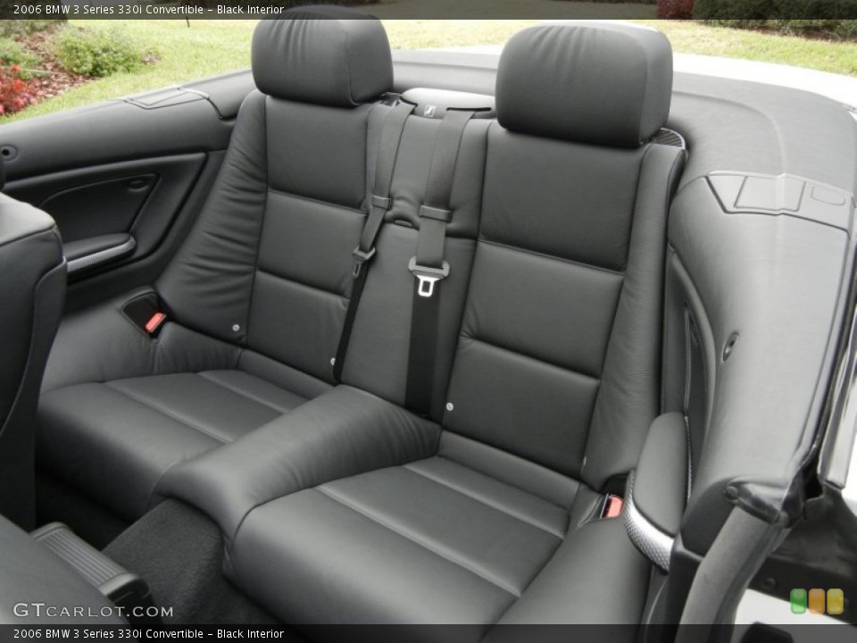 Black Interior Photo for the 2006 BMW 3 Series 330i Convertible #59389541