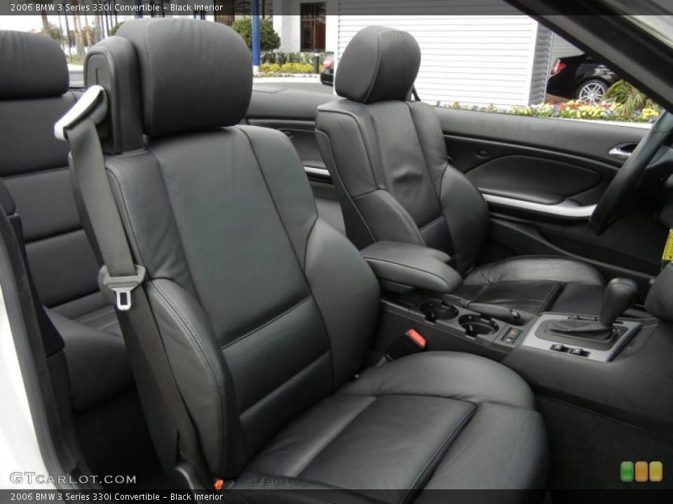 Black Interior Photo for the 2006 BMW 3 Series 330i Convertible #59389557