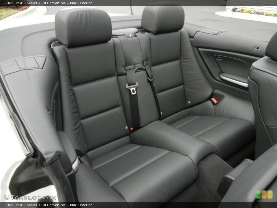 Black Interior Photo for the 2006 BMW 3 Series 330i Convertible #59389567