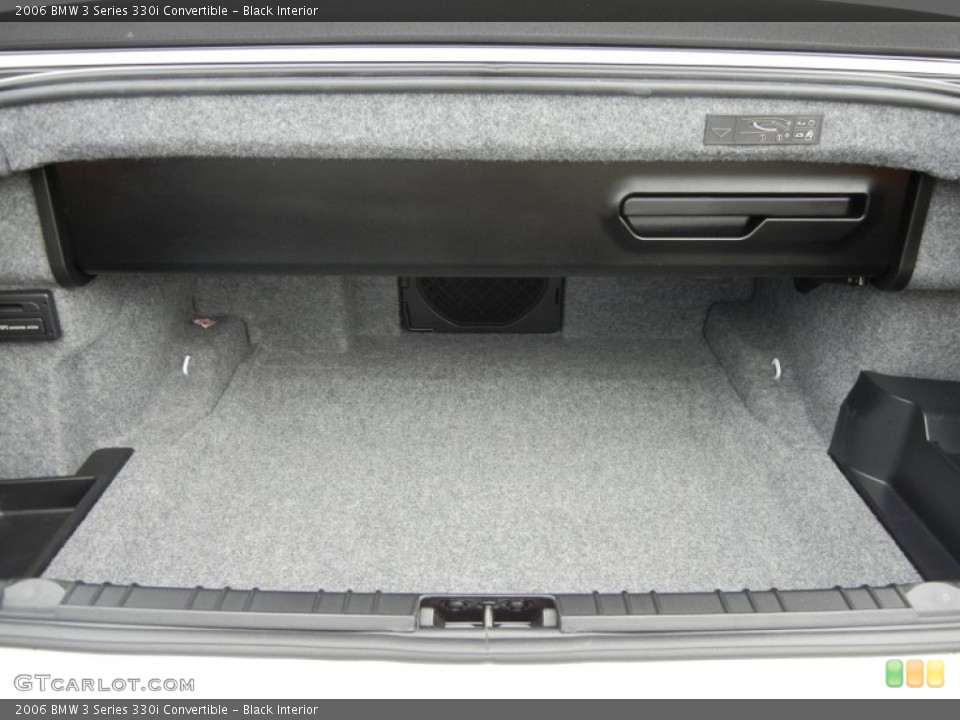 Black Interior Trunk for the 2006 BMW 3 Series 330i Convertible #59389655