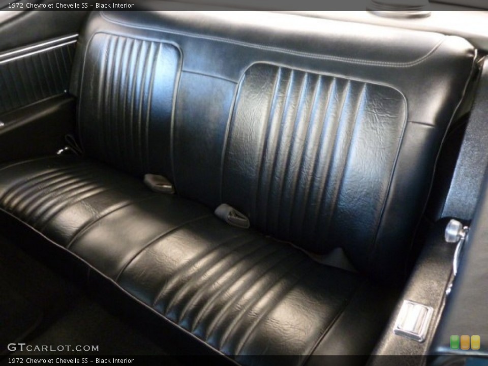 Black Interior Photo for the 1972 Chevrolet Chevelle SS #59390083