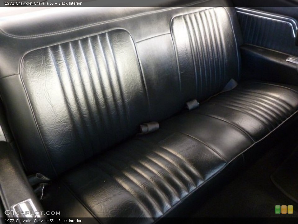 Black Interior Photo for the 1972 Chevrolet Chevelle SS #59390105