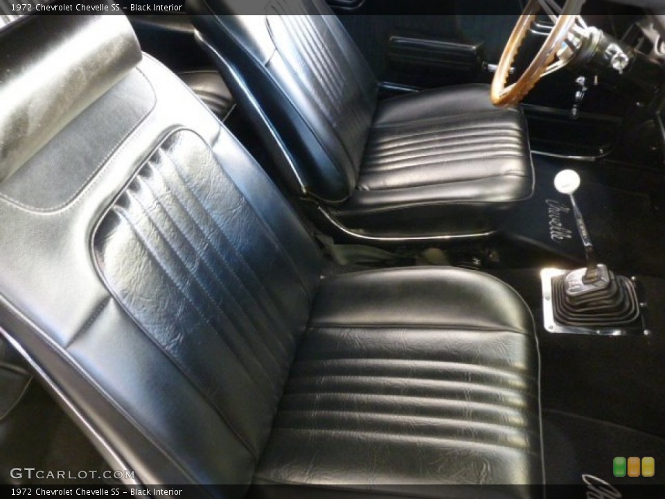 Black Interior Photo for the 1972 Chevrolet Chevelle SS #59390123