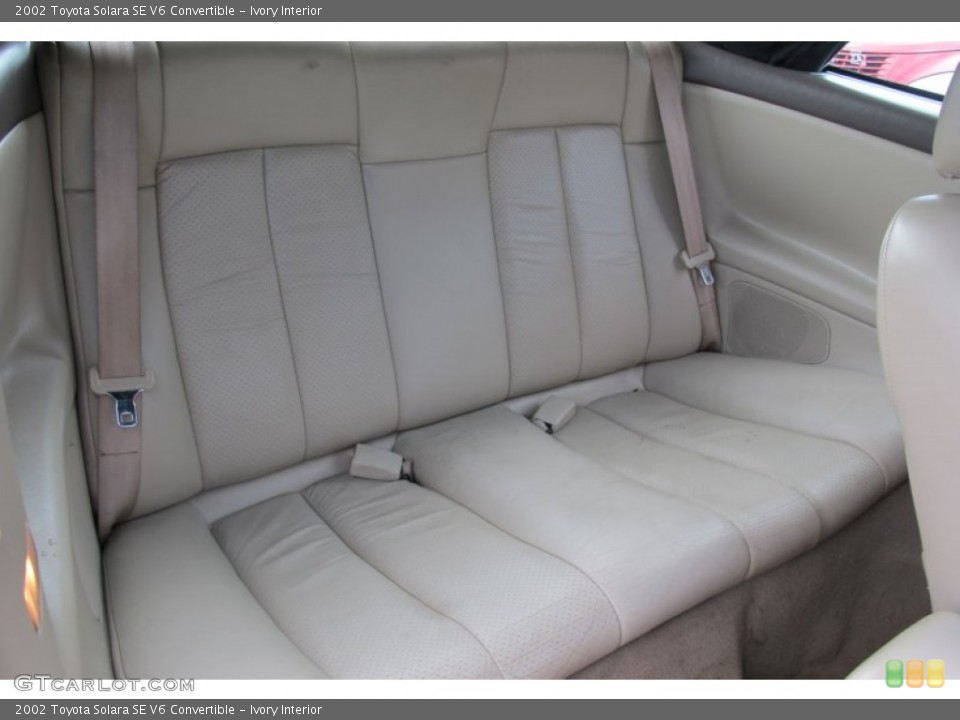 Ivory Interior Photo for the 2002 Toyota Solara SE V6 Convertible #59390308