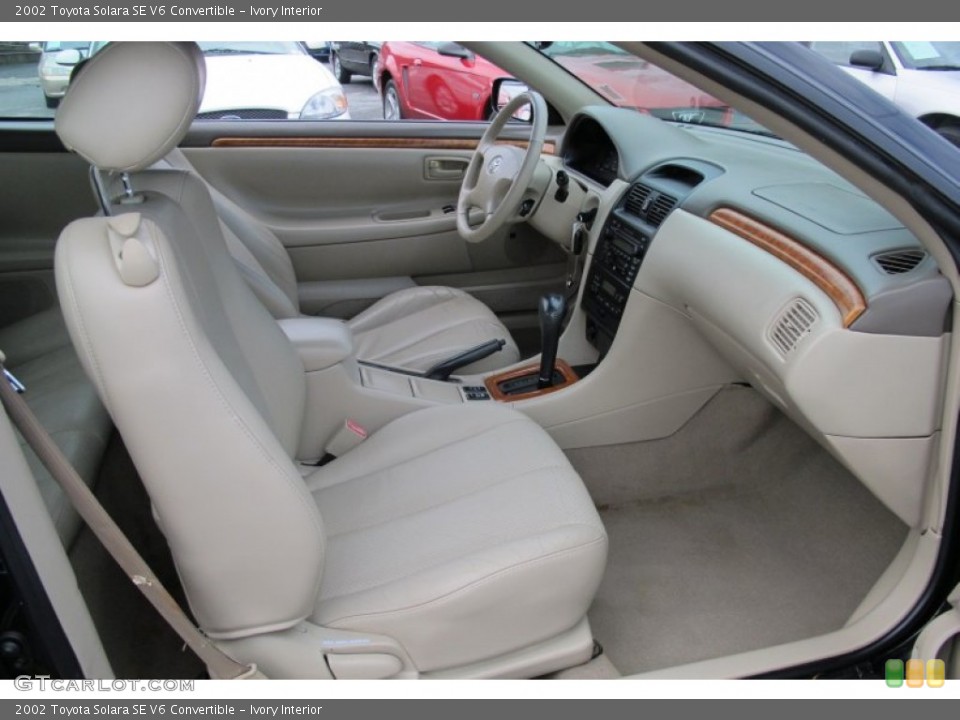 Ivory Interior Photo for the 2002 Toyota Solara SE V6 Convertible #59390318
