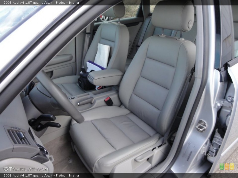 Platinum Interior Photo for the 2003 Audi A4 1.8T quattro Avant #59390897