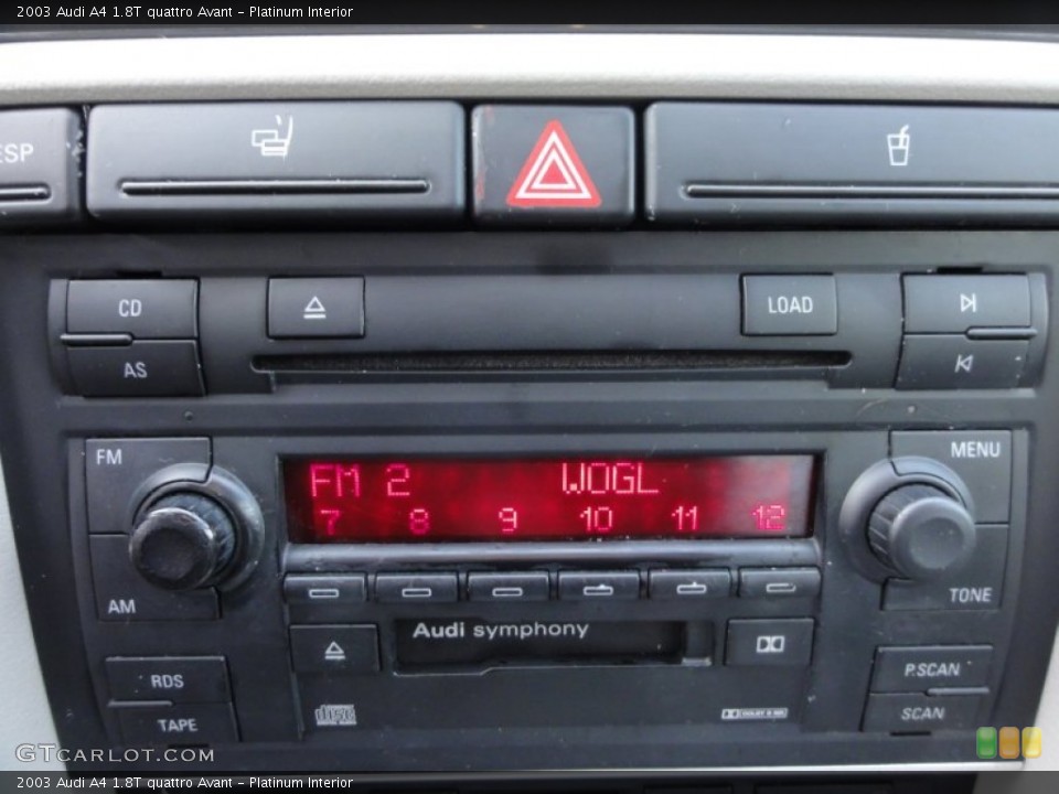 Platinum Interior Audio System for the 2003 Audi A4 1.8T quattro Avant #59391110