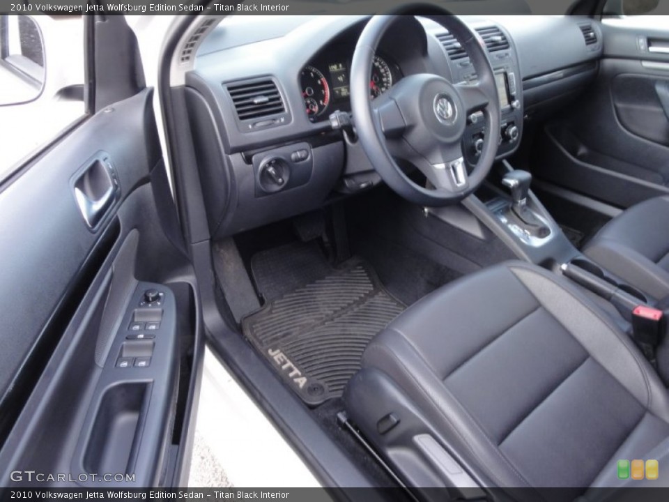 Titan Black Interior Photo for the 2010 Volkswagen Jetta Wolfsburg Edition Sedan #59391299