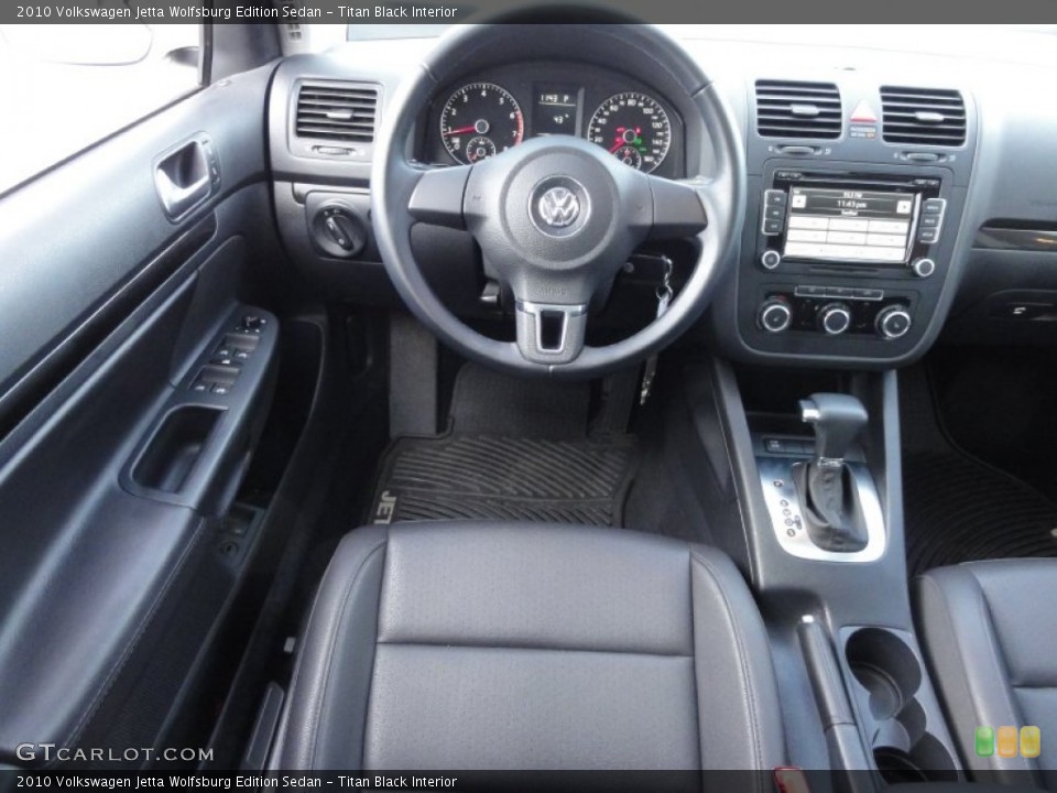 Titan Black Interior Photo for the 2010 Volkswagen Jetta Wolfsburg Edition Sedan #59391452