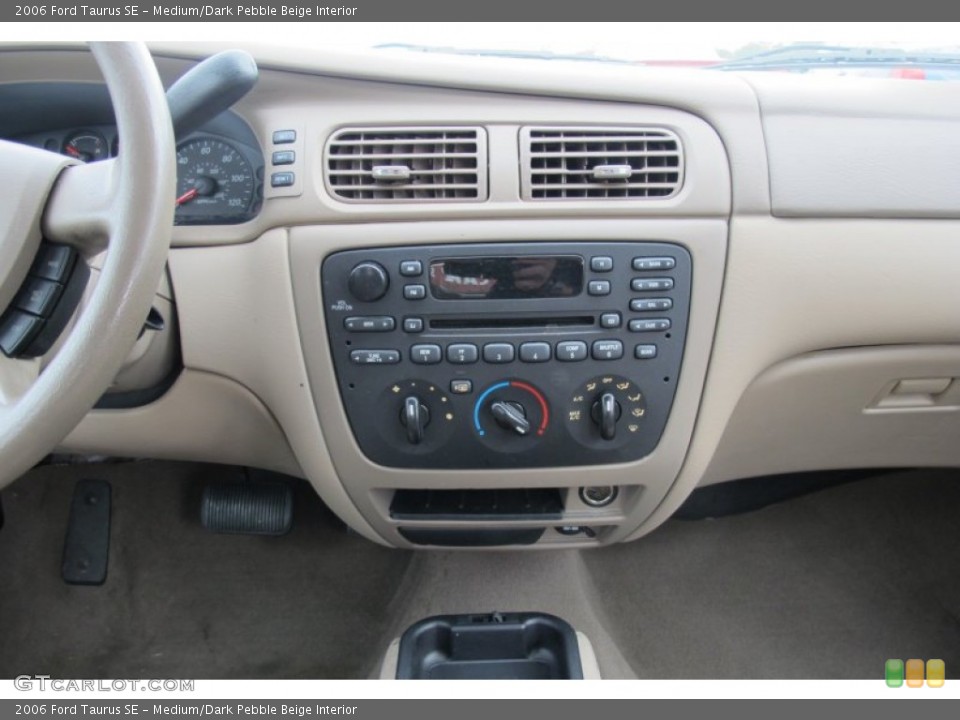 Medium/Dark Pebble Beige Interior Controls for the 2006 Ford Taurus SE #59391467