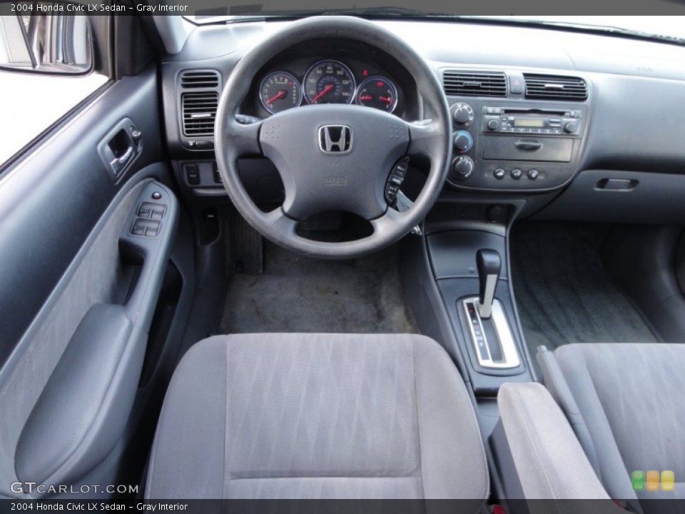 Gray Interior Dashboard for the 2004 Honda Civic LX Sedan #59394134
