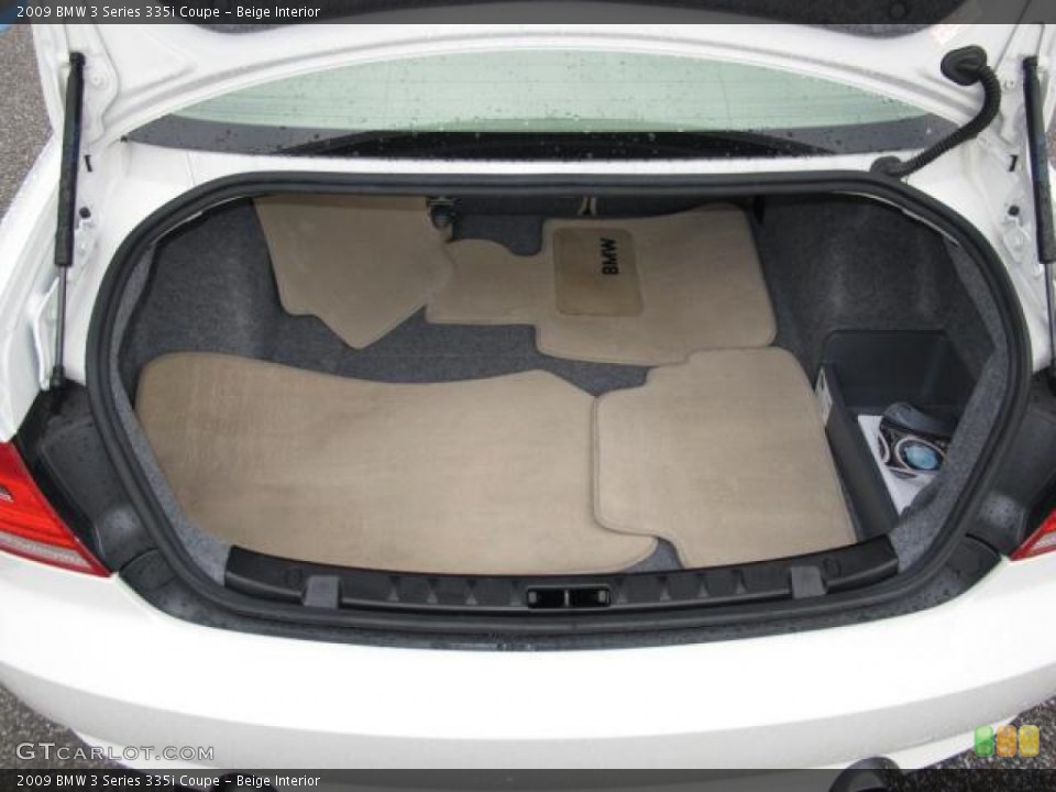 Beige Interior Trunk for the 2009 BMW 3 Series 335i Coupe #59394899