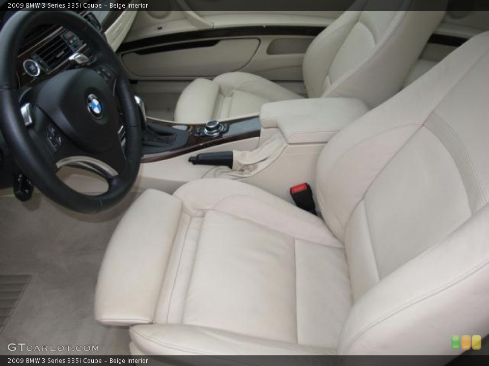 Beige Interior Photo for the 2009 BMW 3 Series 335i Coupe #59394926