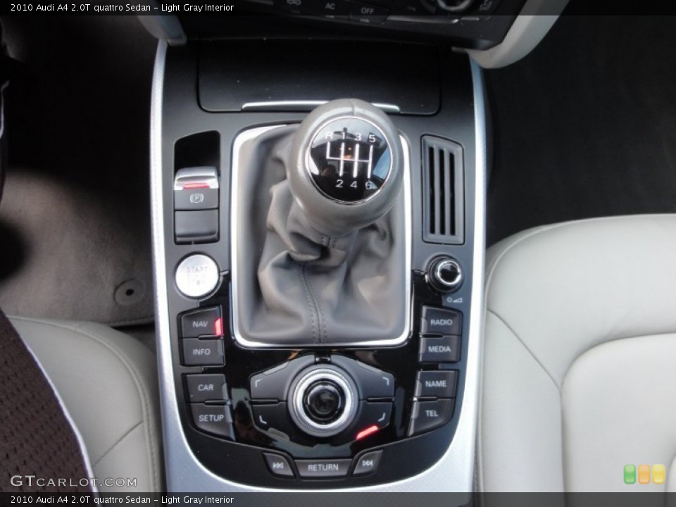 Light Gray Interior Transmission for the 2010 Audi A4 2.0T quattro Sedan #59395127