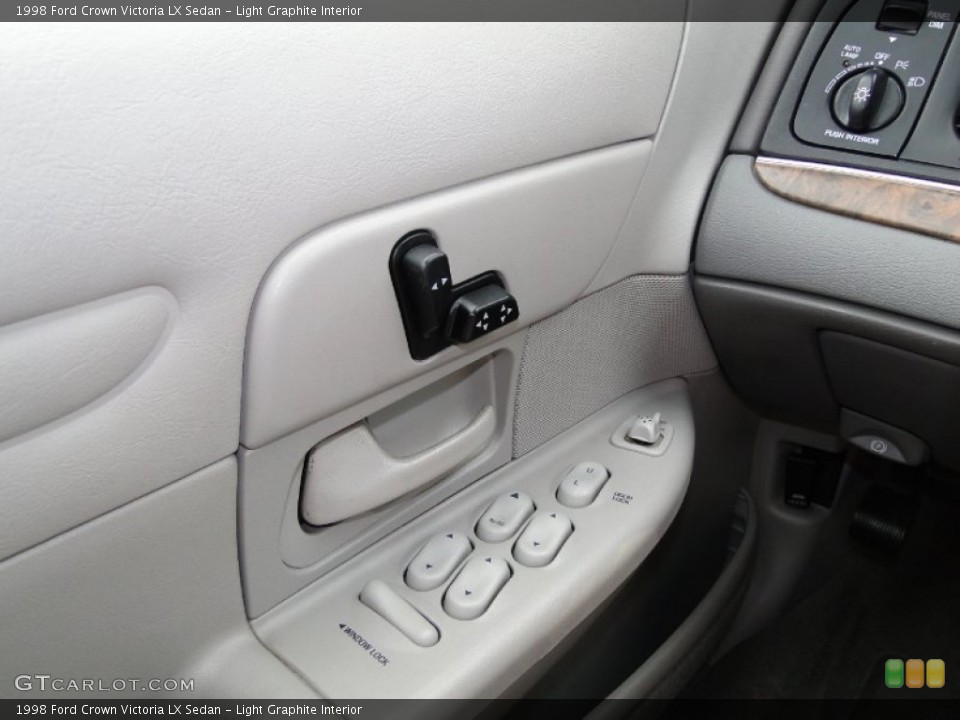 Light Graphite Interior Controls for the 1998 Ford Crown Victoria LX Sedan #59396351