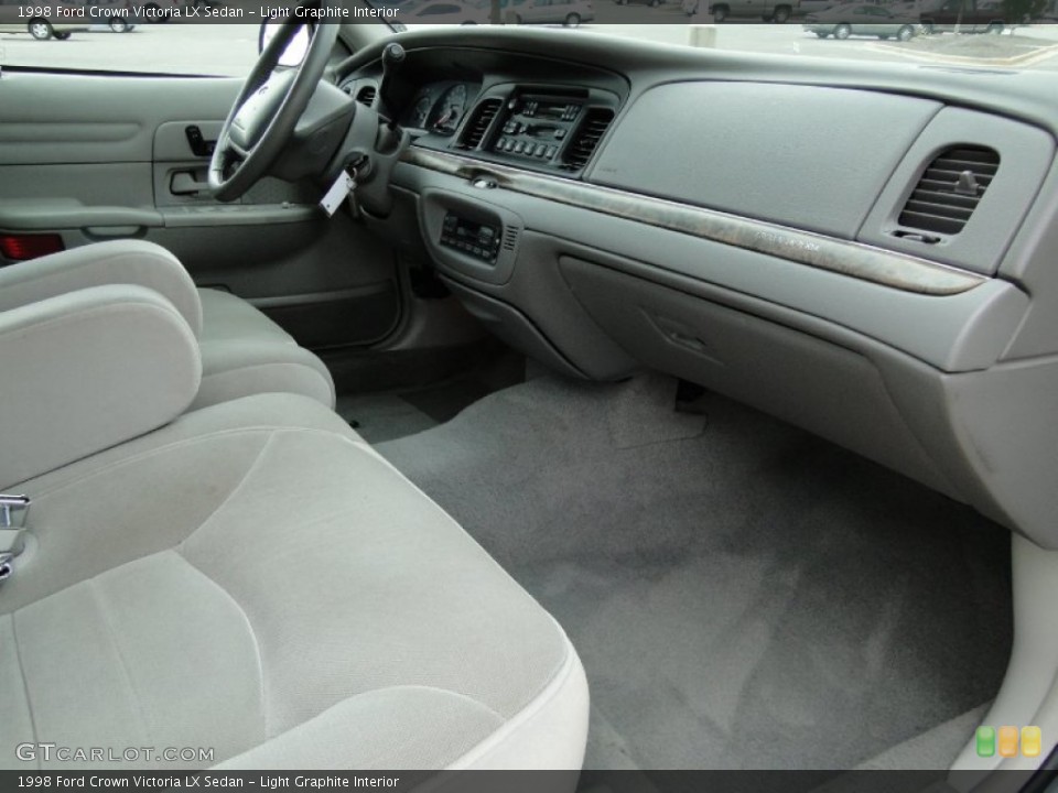 Light Graphite Interior Dashboard for the 1998 Ford Crown Victoria LX Sedan #59396429
