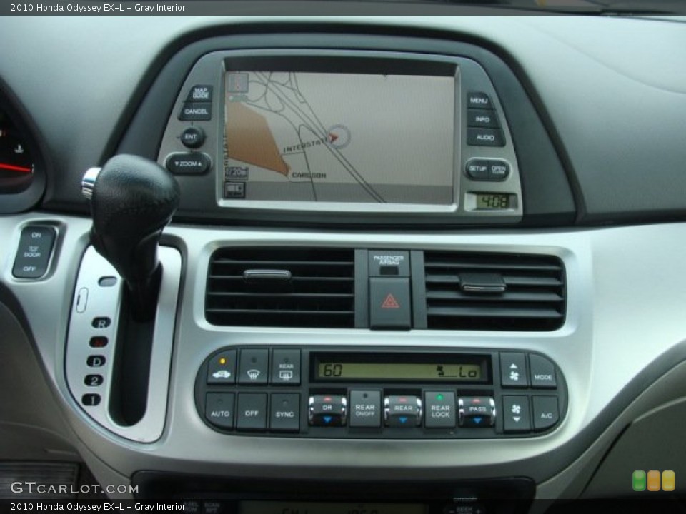 Gray Interior Controls for the 2010 Honda Odyssey EX-L #59398835