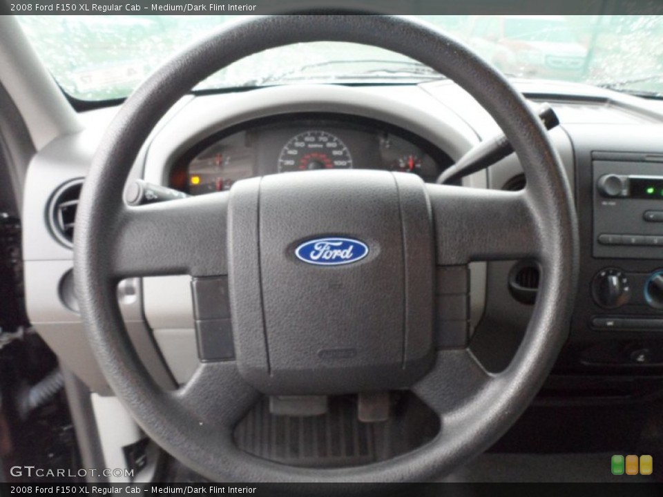 Medium/Dark Flint Interior Steering Wheel for the 2008 Ford F150 XL Regular Cab #59399558