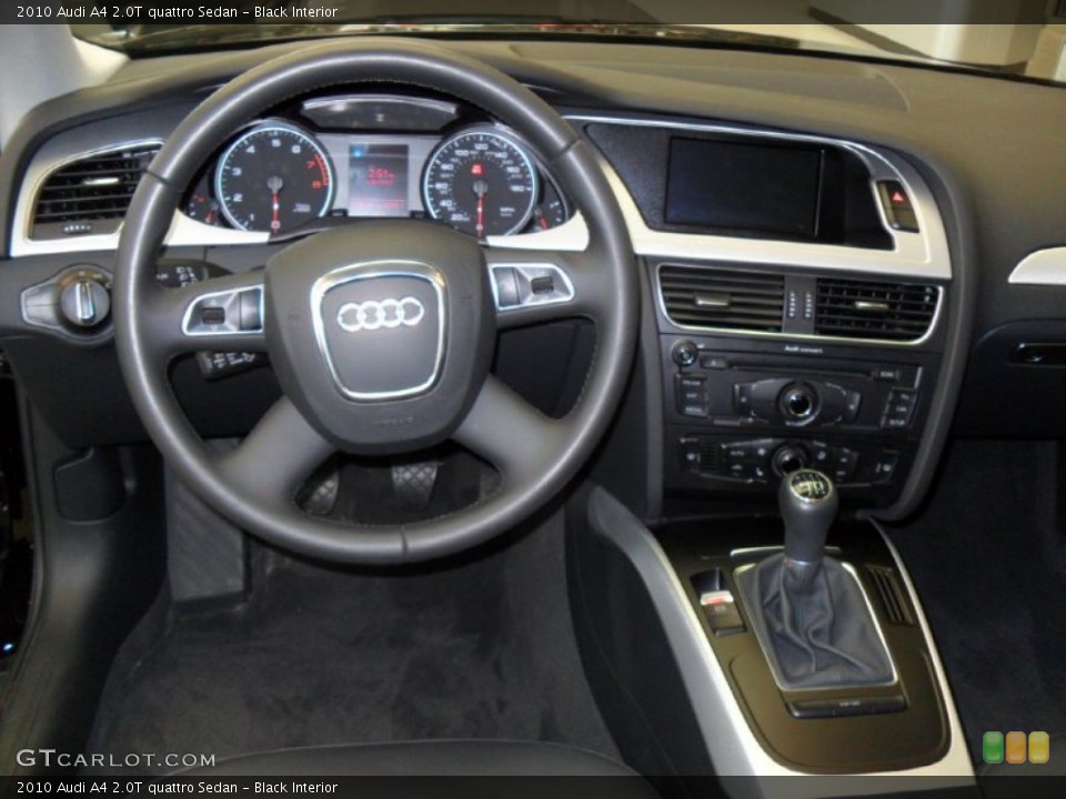 Black Interior Dashboard for the 2010 Audi A4 2.0T quattro Sedan #59400233