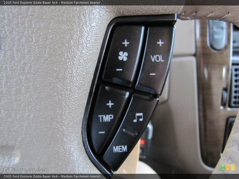 Medium Parchment Interior Controls for the 2005 Ford Explorer Eddie Bauer 4x4 #59405501