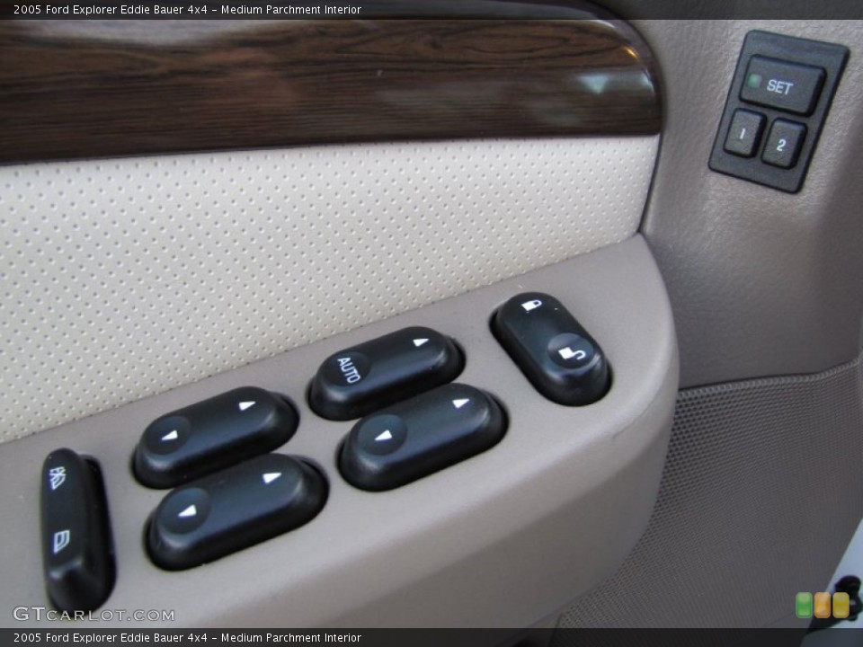 Medium Parchment Interior Controls for the 2005 Ford Explorer Eddie Bauer 4x4 #59405512