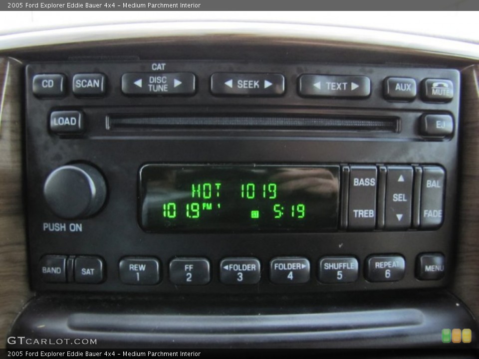 Medium Parchment Interior Audio System for the 2005 Ford Explorer Eddie Bauer 4x4 #59405579