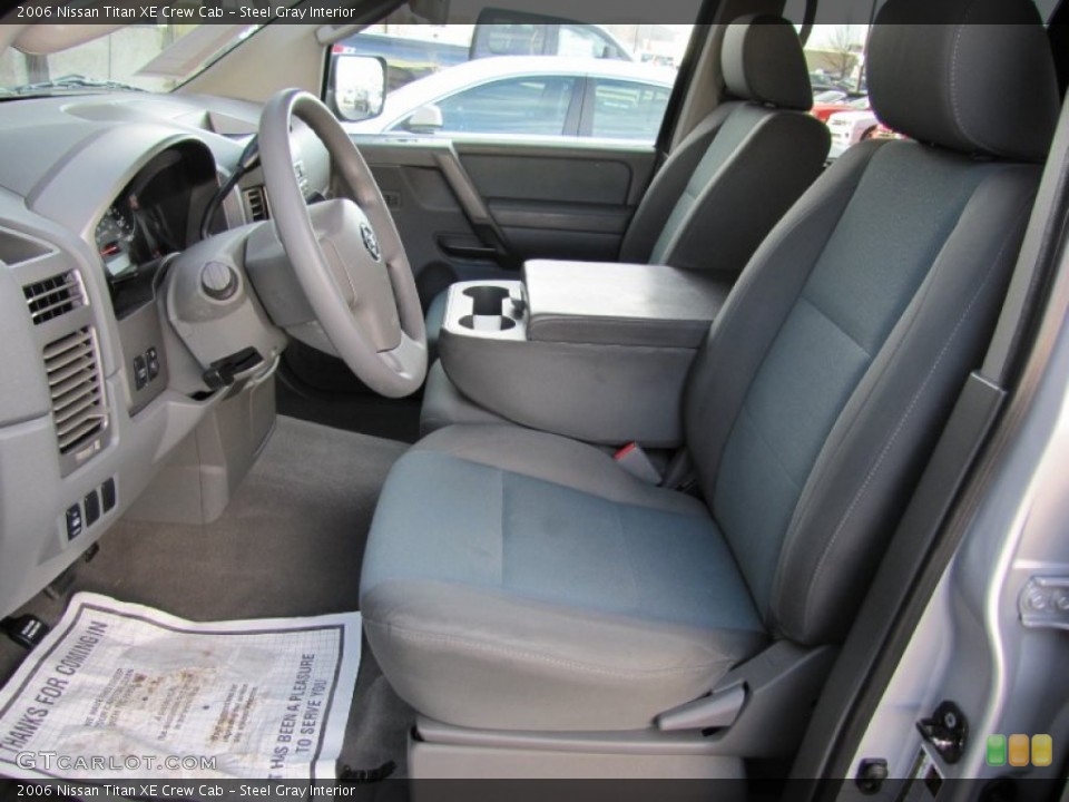 Steel Gray Interior Photo for the 2006 Nissan Titan XE Crew Cab #59406440