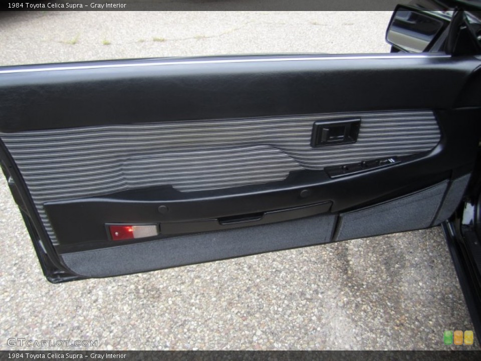Gray Interior Door Panel for the 1984 Toyota Celica Supra #59407556