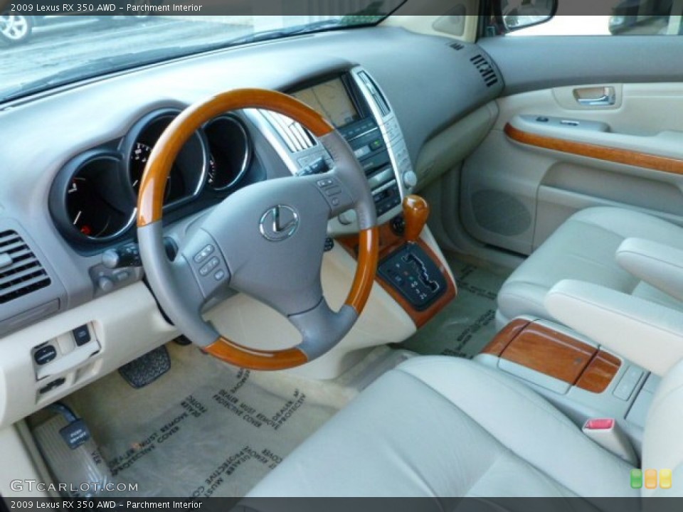 Parchment Interior Photo for the 2009 Lexus RX 350 AWD #59407760
