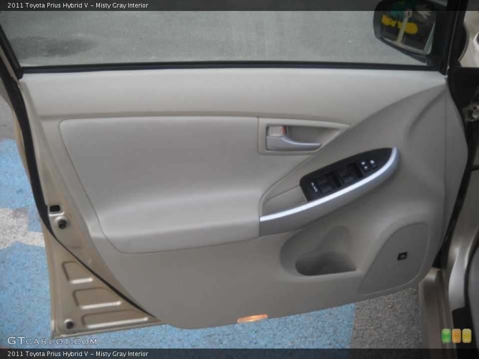 Misty Gray Interior Door Panel for the 2011 Toyota Prius Hybrid V #59408093