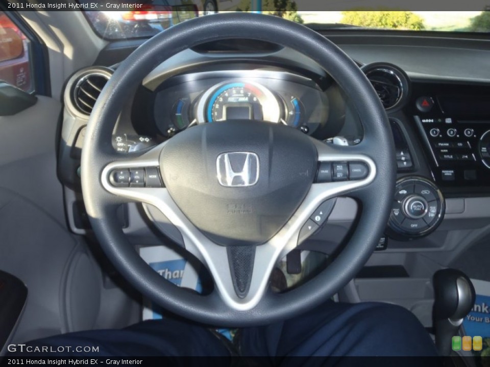 Gray Interior Steering Wheel for the 2011 Honda Insight Hybrid EX #59410268